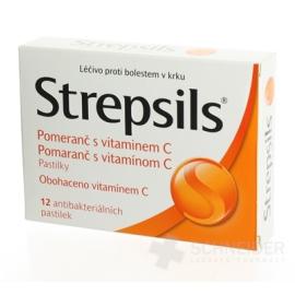 STREPSILS POMARANČ S VITAMÍNOM C