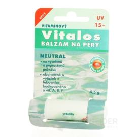 VITALOS Balzam na pery neutral SPF 15