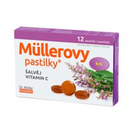 MÜLLEROVE PASTILKY SO ŠALVIOU A VIT. C