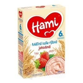 Hami milk porridge rice strawberry