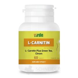 VIRDE L-CARNITIN Plus Green Tea, Chróm