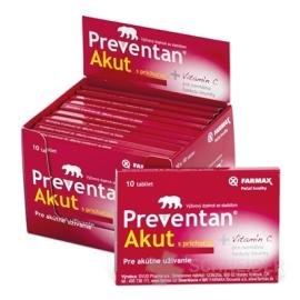 FARMAX Preventan Acute with a new flavor, box