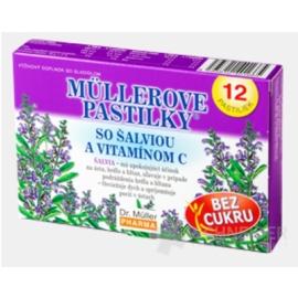 MÜLLEROVE PASTILKY SO ŠALVIOU A VIT. C