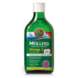 MOLLER´S Omega 3 RYBÍ OLEJ dospelí 50+