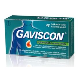 Gaviscon žuvacie tablety 48 tabliet