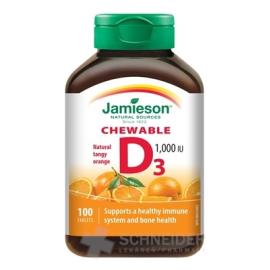 JAMIESON VITAMIN D3 1000 IU ORANGE