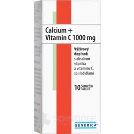 GENERICA CALCIUM + VITAMIN C 1000 mg