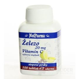 MedPharma ŽELEZO 20MG + Vit. C