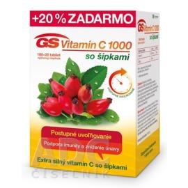 GS Vitamin C 1000+arrows tbl. 100+20