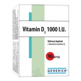 GENERICA Vitamin D3 1000 I.U.