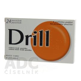 DRILL PINK HONEY hard lozenges pas ord 1x24 pcs