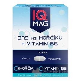 IQ MAG Horčík 375 mg + Vitamín B6