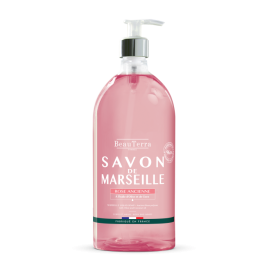 BeauTerra - traditional Marseille liquid soap - old rose