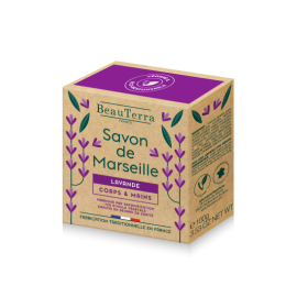 BeauTerra - traditional Marseille solid soap Lavender