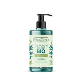 BeauTerra - organic shower gel with hemp extract and Aloe Vera