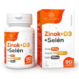 PLATAN Zinc + D3 + Selenium