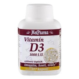 MedPharma Vitamín D3 1000 I.U.