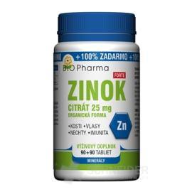 BIO Pharma ZINOK CITRÁT Forte 25 mg