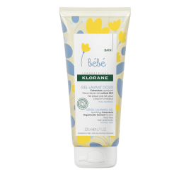 Klorane Bebe gentle foaming gel for body and hair 200ml