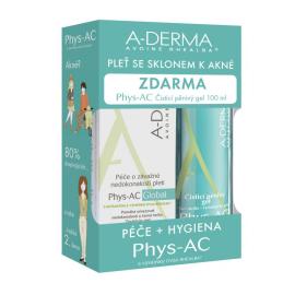 A-Derma Phys-AC Global 40ml + čistiaci gél 100ml