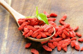 Goji and chia seeds