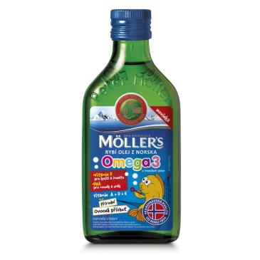 Möller's Omega 3 Fish oil Fruit 250 ml