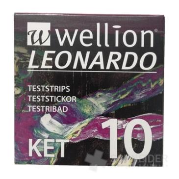 Wellion LEONARDO KET Prúžky testovacie