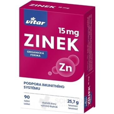 VITAR Zink 15 mg