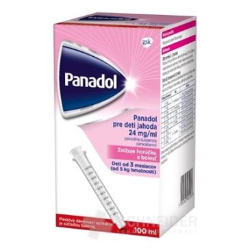 PANADOL FOR CHILDREN STRAWBERRY 24 mg/ml
