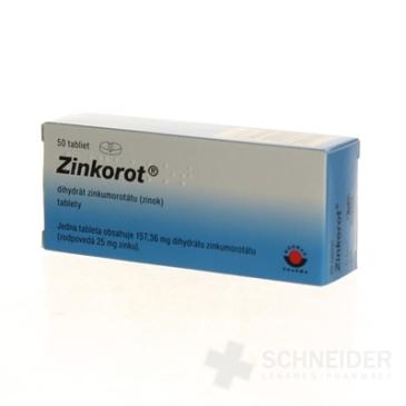 Zincorot® 25mg, 50 tablets