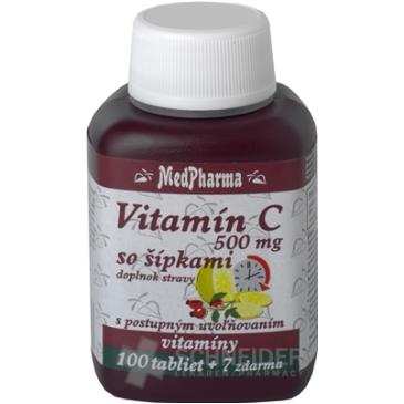 MedPharma VITAMÍN C 500MG so šípkami