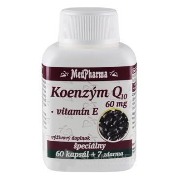 MedPharma KOENZÝM Q10 60 mg + Vitamín E