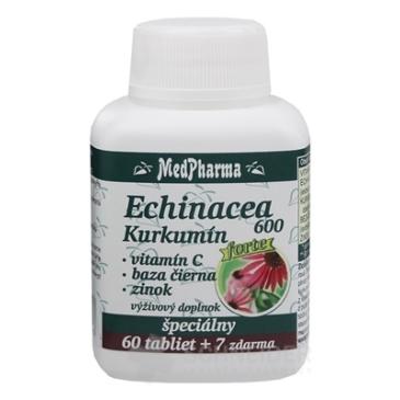 MedPharma ECHINACEA 600 Forte - Kurkumín