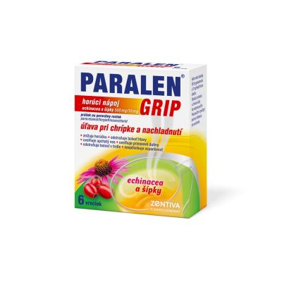 PARALEN GRIP horúci nápoj echinacea a šípky 500 mg /10 mg