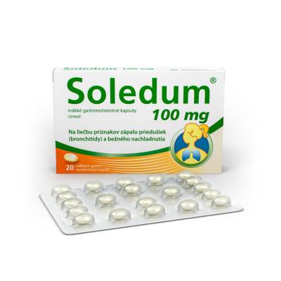 Soledum 100 mg mäkké gastrorezistentné kapsuly