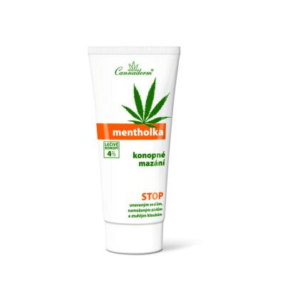 Cannaderm Mentholka - konopné mazanie na svaly a kĺby 200 ml