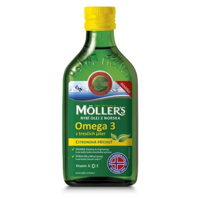 Möller's Omega 3 Fish oil Lemon 250ml