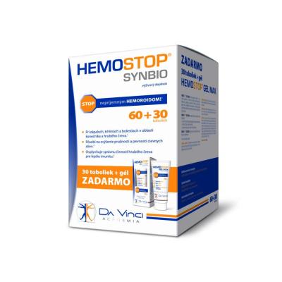 Hemostop SYNBIO - Da Vinci 60 +30tob.+gél 75 ml zadarmo