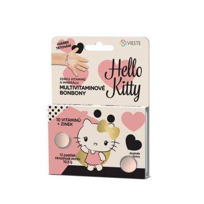 Vieste Multivitamín HelloKitty 12 ks + tetovanie