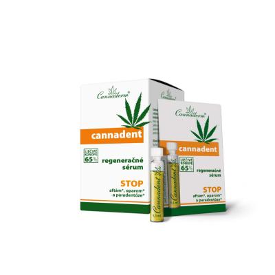 Cannaderm Cannadent - regeneračné sérum na afty a opary 10 x 1,5 ml