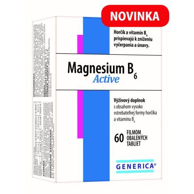 Magnesium B6 Active, tbl. 60