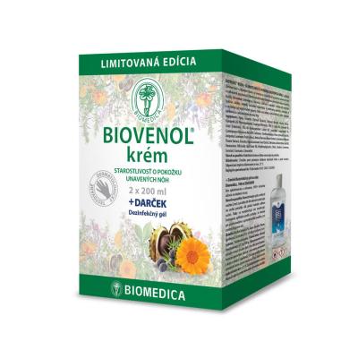 Biovenol krém 2x200ml+Bivenol micro tbl.10 ZDARMA