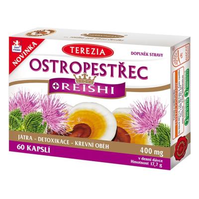 Milk thistle + Reishi 60 cps.