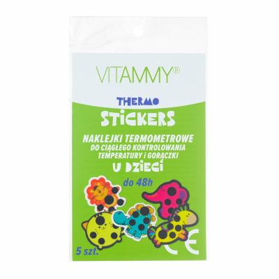 VITAMMY THERMO STICKERS Nálepky s teplomerom na nepretržité meranie teploty, 1x5ks