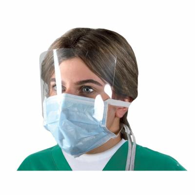 GIMA MASKOP Surgical mask with protective shield 2 in 1, 50 pcs, blue