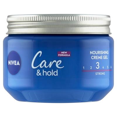 NIVEA Care &amp; Hold Výživný krémový gél na vlasy, 150 ml