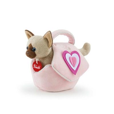 Trudi TRUDI PETS - Fashion bag with a pet, pink with a heart, 0m+