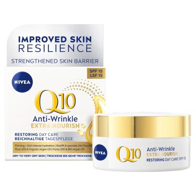 NIVEA Q10 Anti-Wrinkle Nourishing day cream against wrinkles OF 15, 50 ml