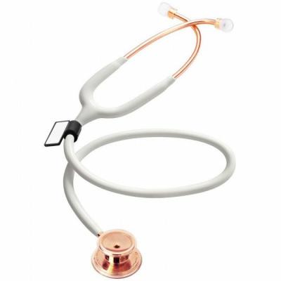 MDF 777 MD ONE Stethoscope for internal medicine, rose gold/white