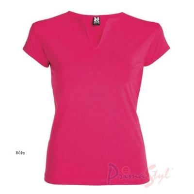 Primastyle Women's medical T-shirt with short sleeves BELLA, pink, large. L